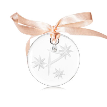 Christmas ornament 6 cm P clear