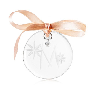 Christmas ornament 6 cm M clear