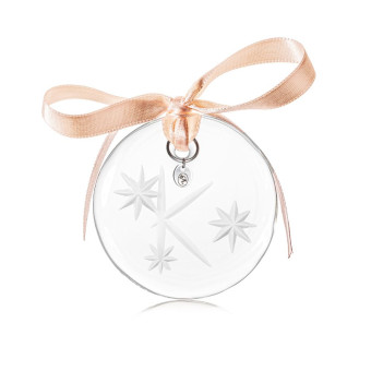 Christmas ornament 6 cm K clear