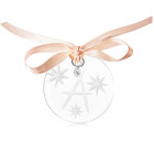 Christmas ornament 6 cm A clear