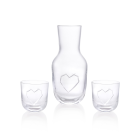 Love I Carafe 1200 ml + 2 Glasses Love I 200 ml