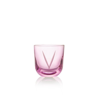 Glass V 200 ml
 Color-pink