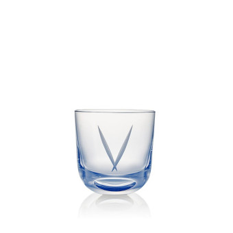 Glass V 200 ml
 Color-blue