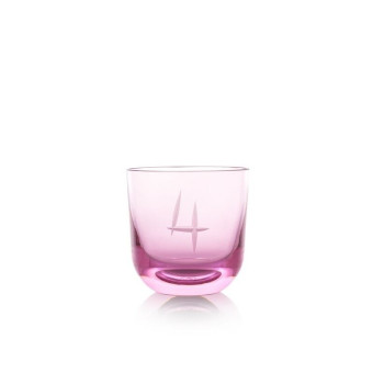 Glass number 4 200 ml
 Color-pink