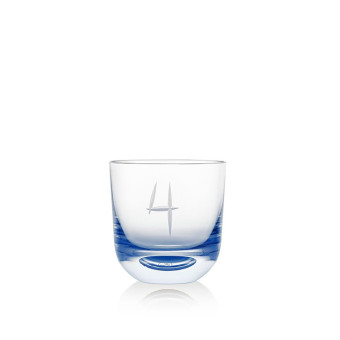 Glass number 4 200 ml
 Color-blue