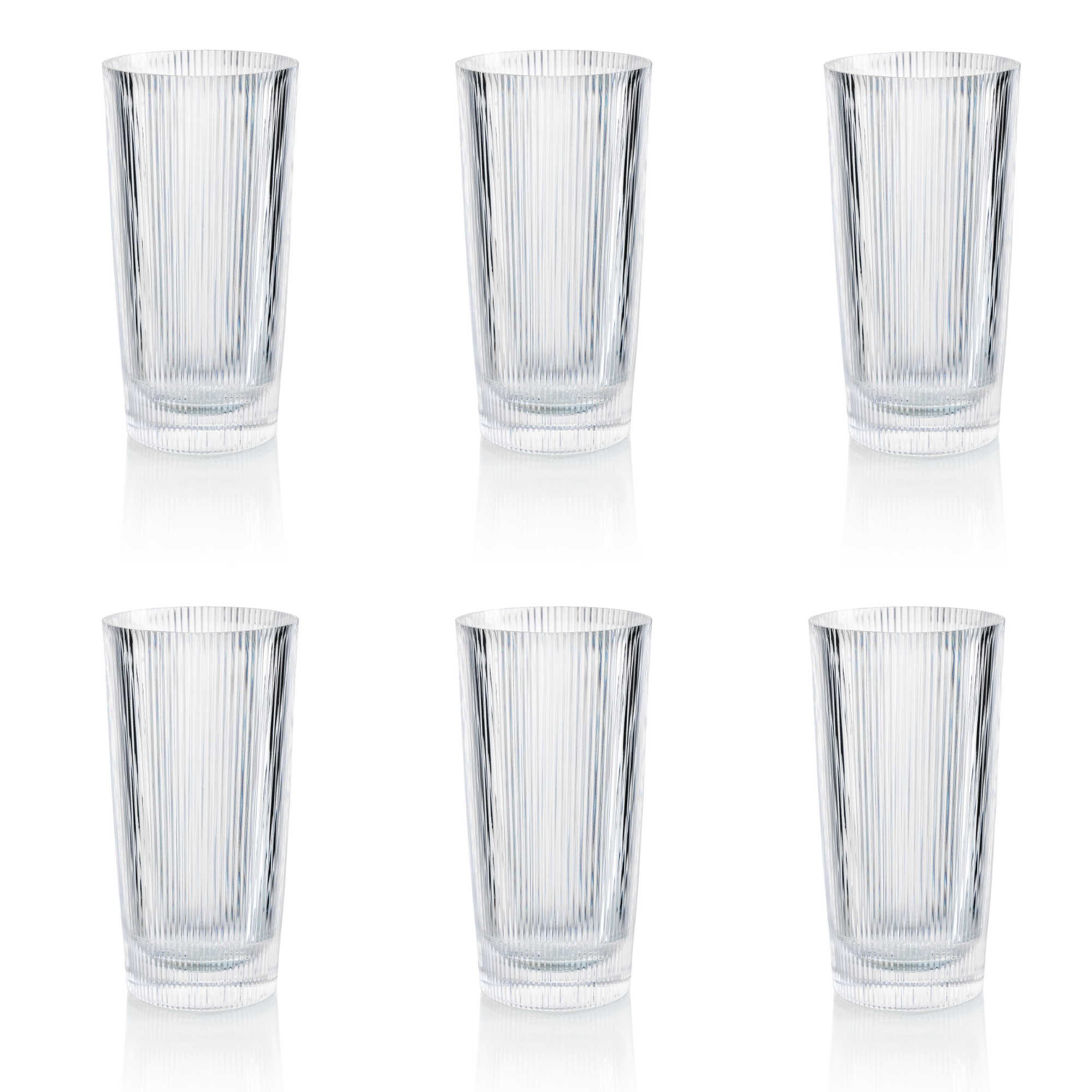 Highball Stripes I 380 ml, sada 6 kusů