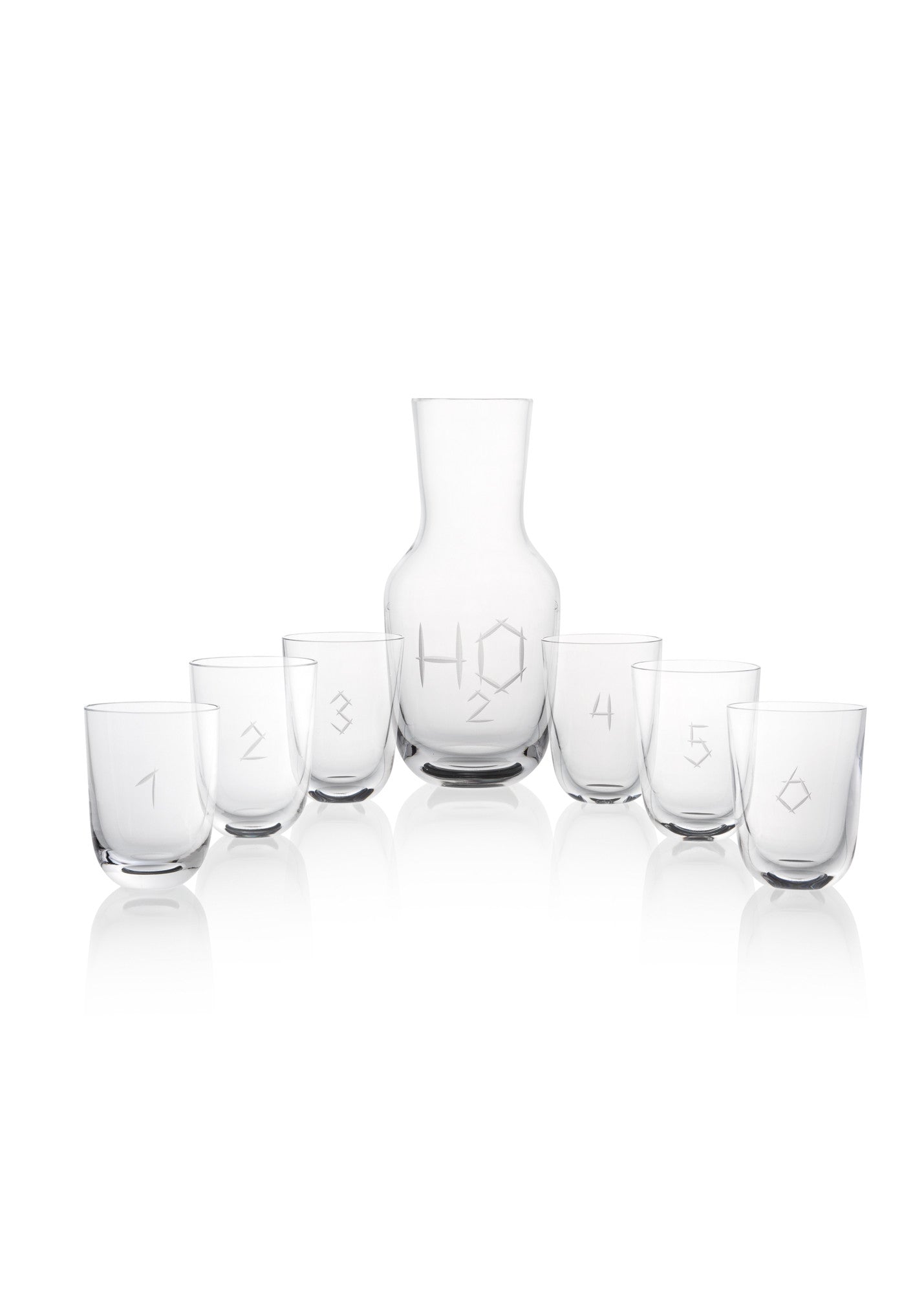 Karafa H2O + 6 sklenic