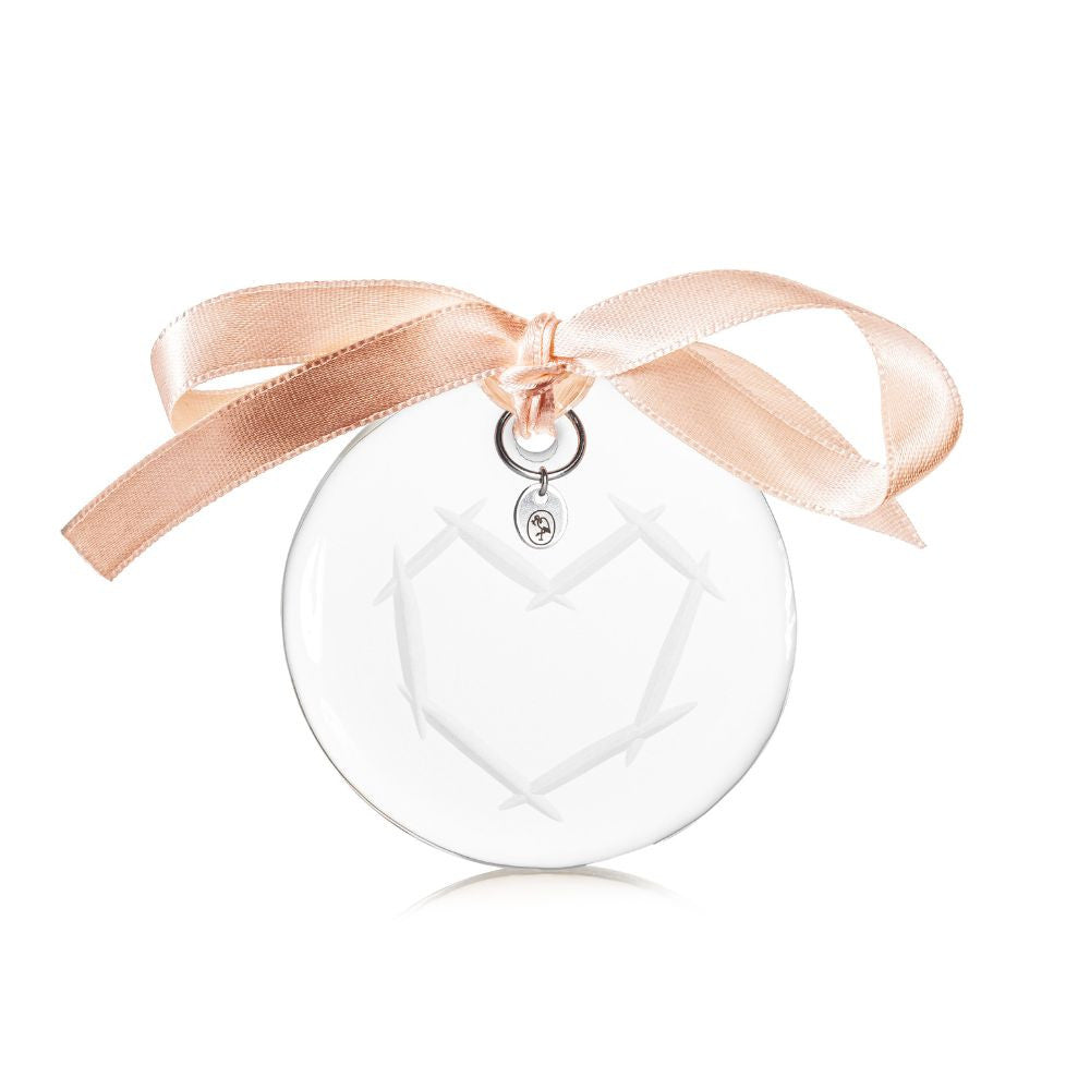Christmas Ornament Love I 6 cm clear