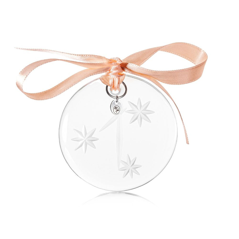 Christmas ornament 6 cm 1 clear