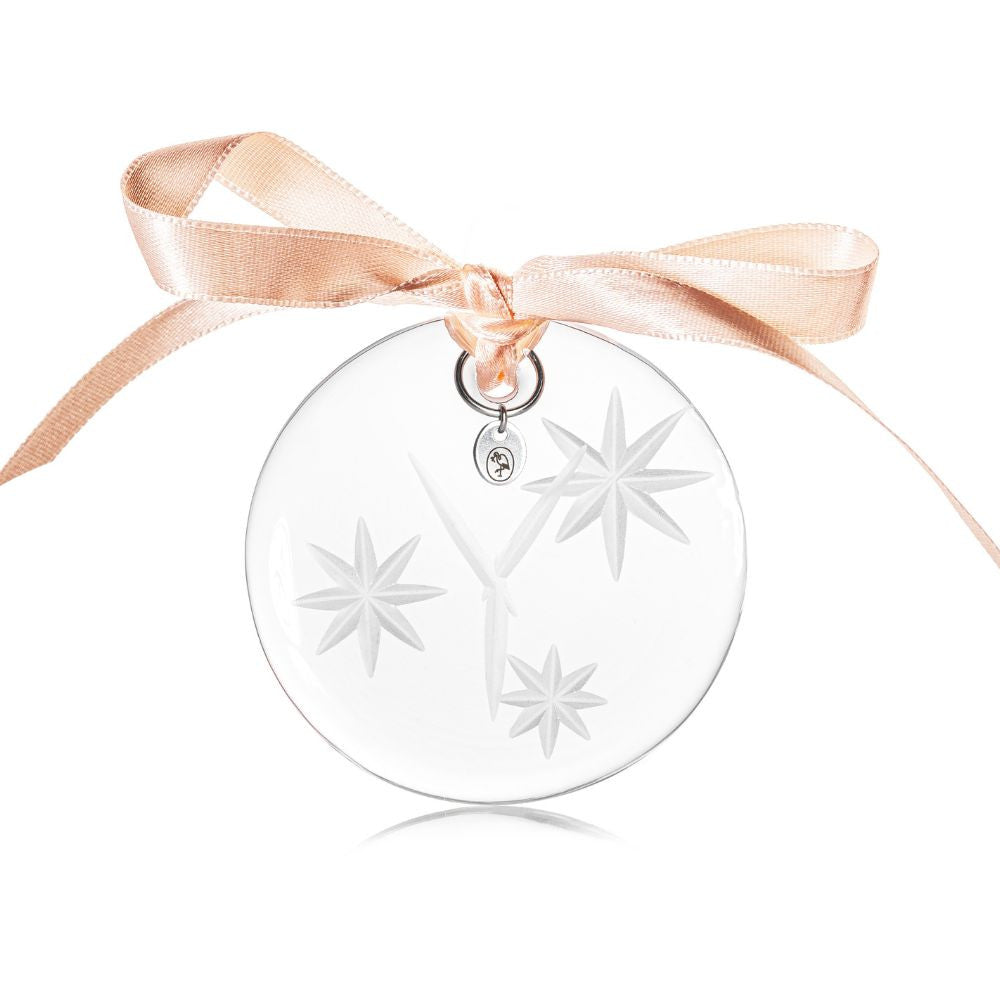Vánoční ozdoba 6 cm Y clear
