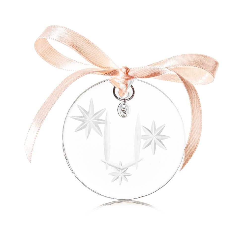 Vánoční ozdoba 6 cm U clear