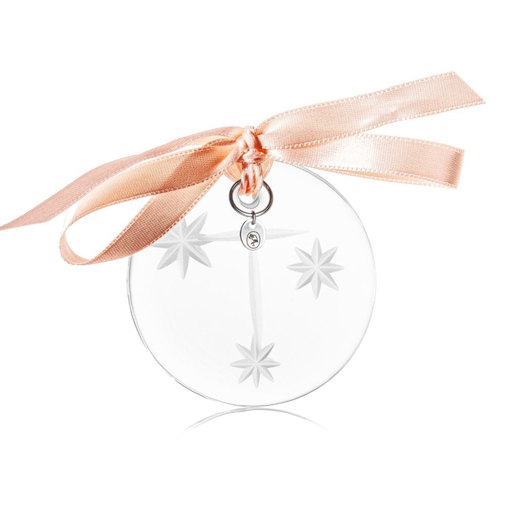 Vánoční ozdoba 6 cm T clear