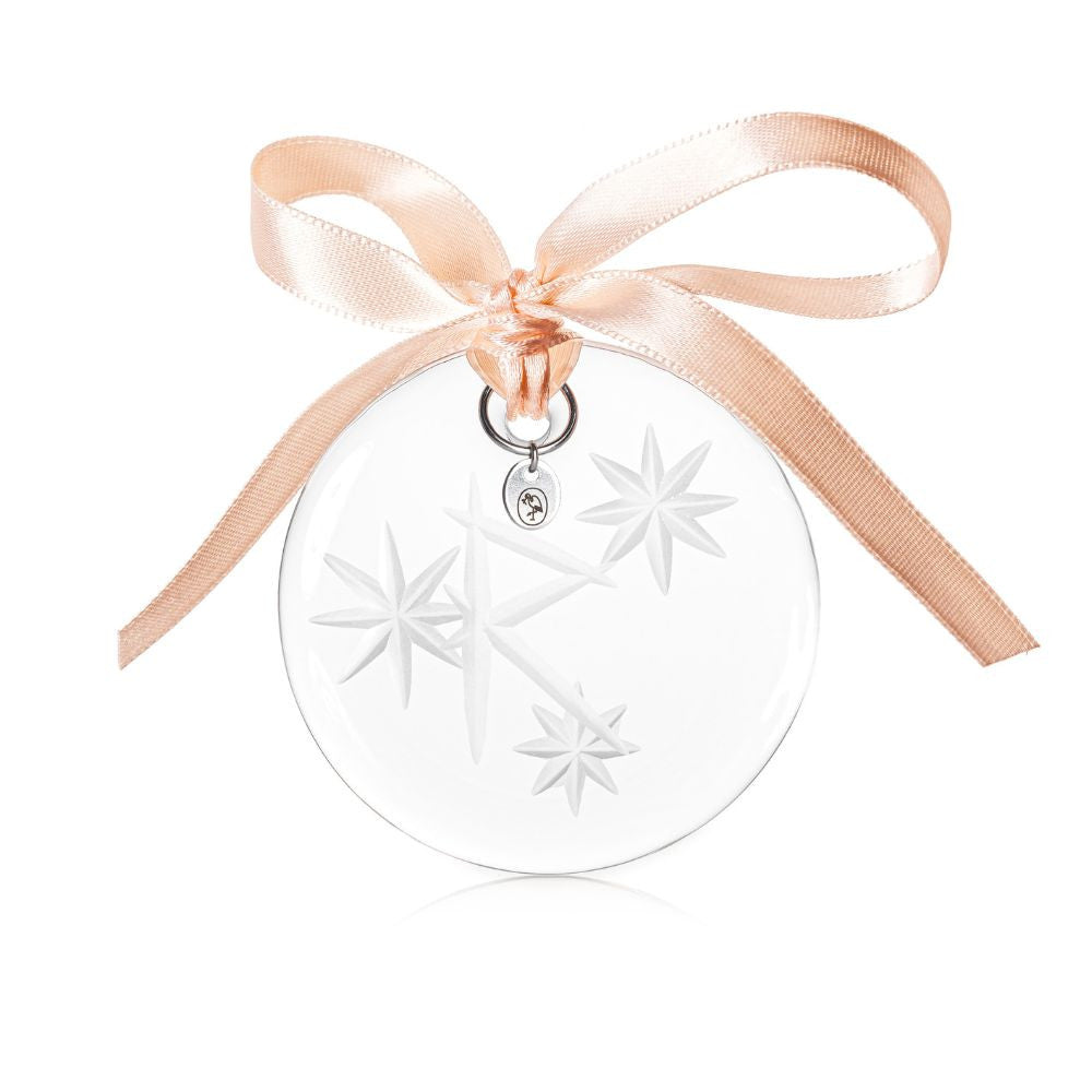Christmas ornament 6 cm R clear