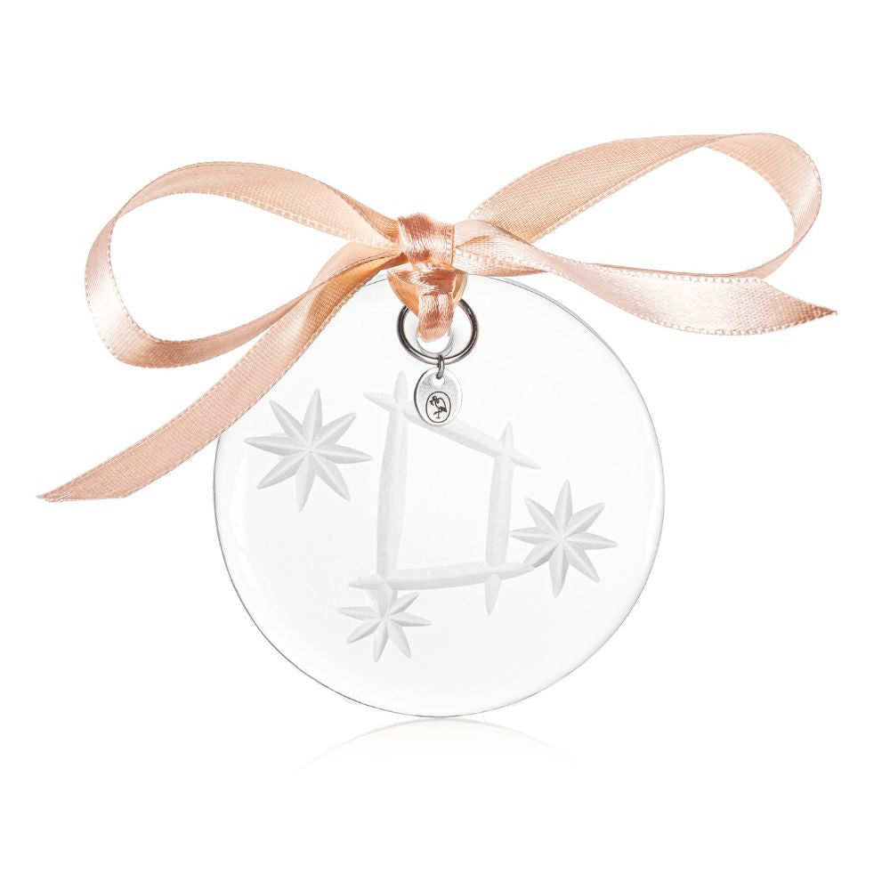 Vánoční ozdoba 6 cm D clear