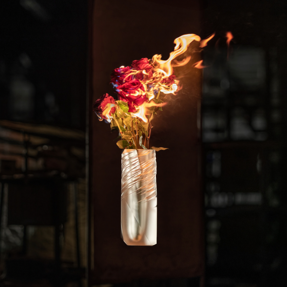 Váza TORSO Unreality 30 cm clear