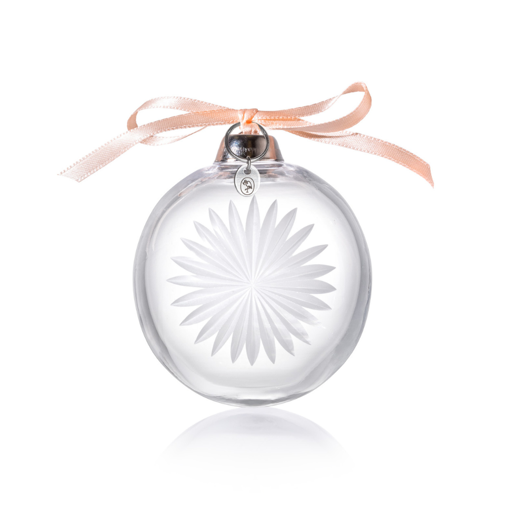 Vánoční ozdoba Stella I 7,5 cm clear