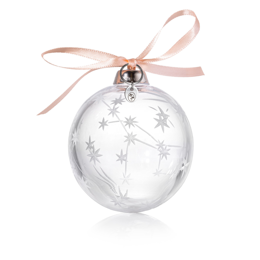 Vánoční ozdoba Constellation 7,5 cm clear
