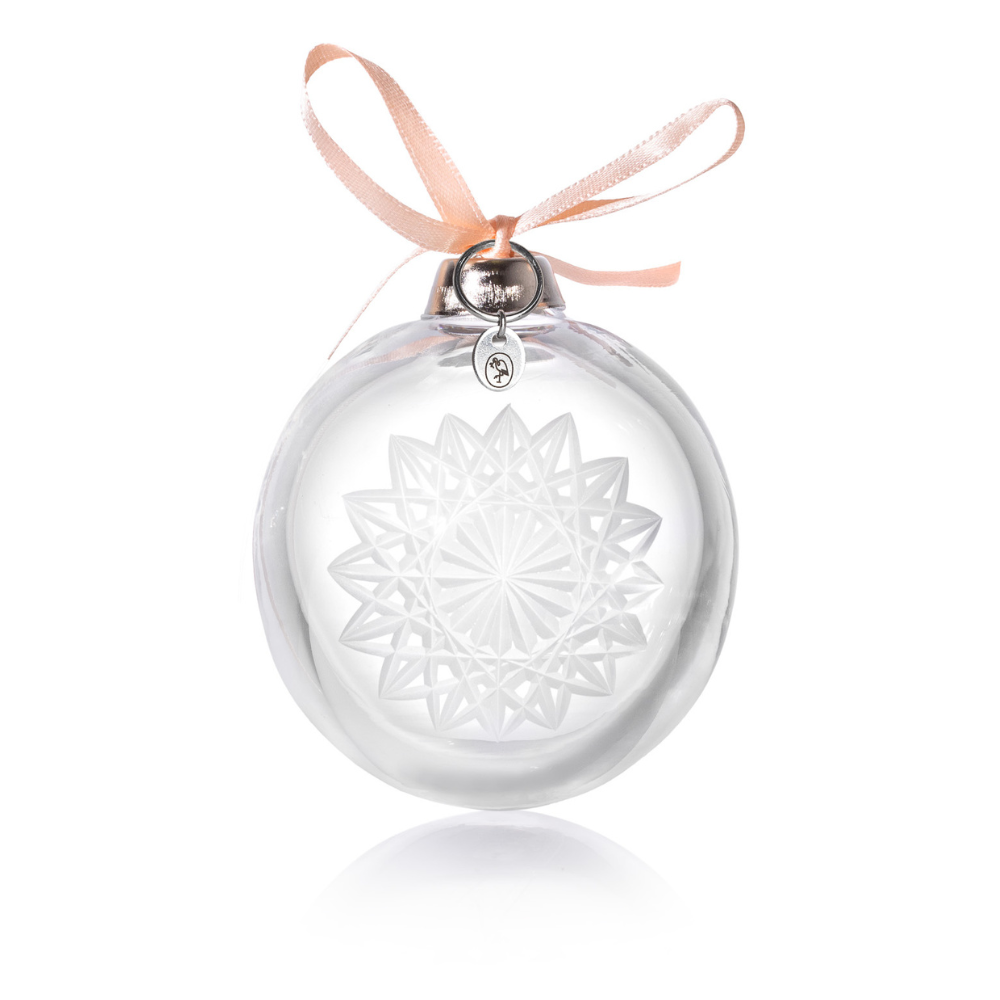 Vánoční ozdoba Stella II 7,5 cm clear
