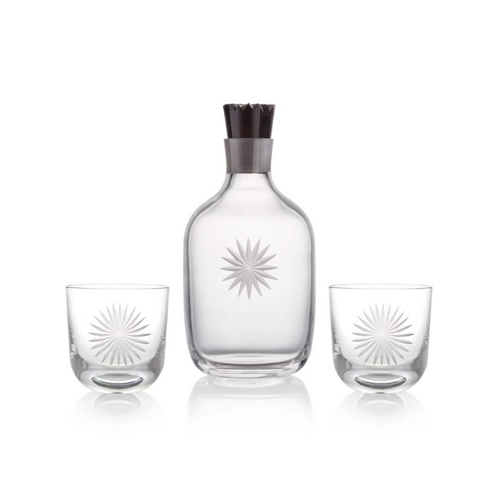 Karafa Amadeus Clear + 2 sklenice Stella