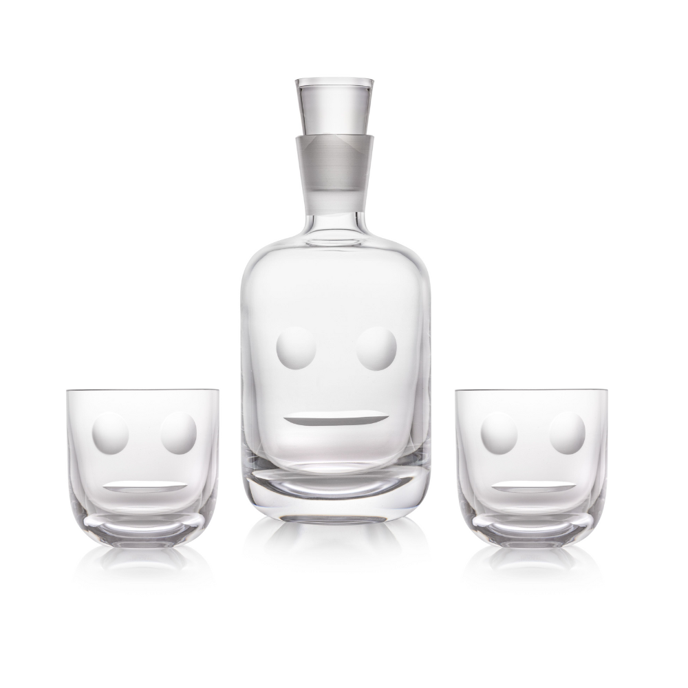 Karafa Mr. K. + 2 sklenice