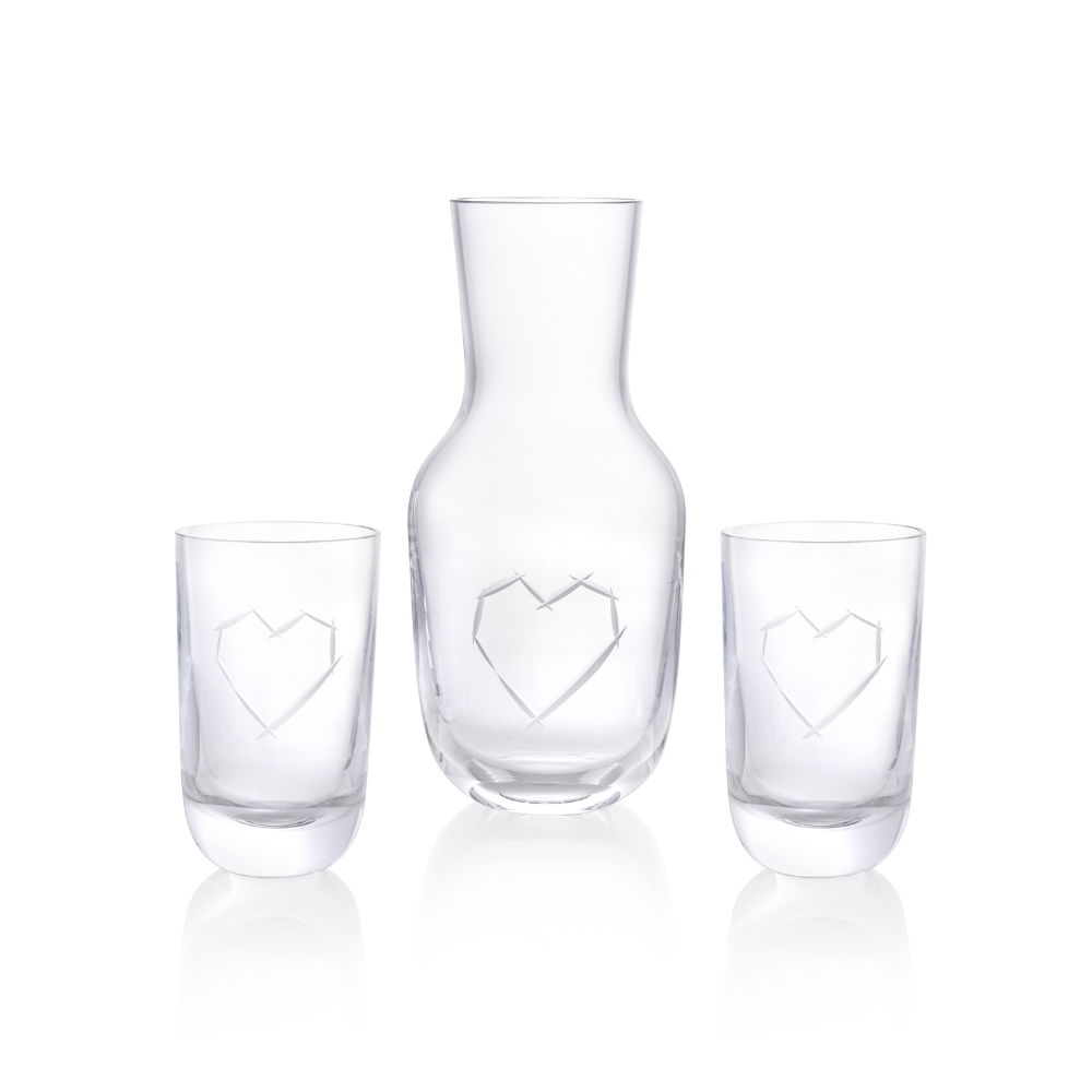 Karafa Love I 1200 ml + 2 sklenice  Love I 320 ml