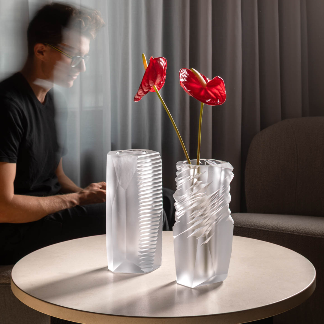 Váza TORSO Unreality 30 cm clear