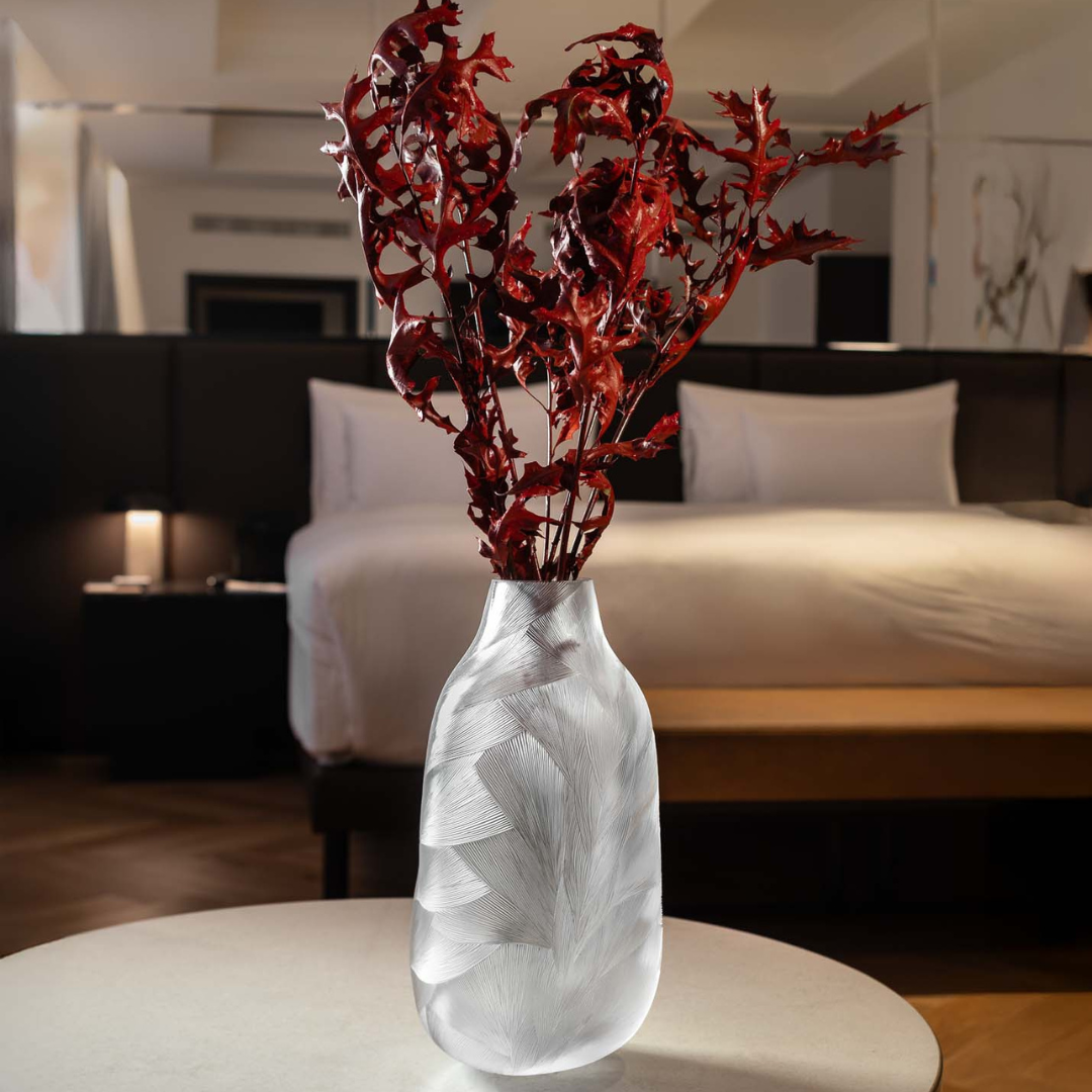 Váza TRACES Unreality 35 cm clear