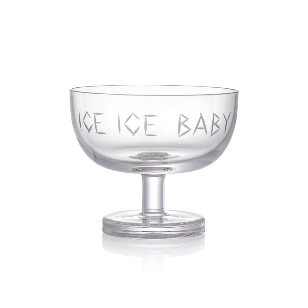Ice Cream Cup ICE ICE BABY Clear