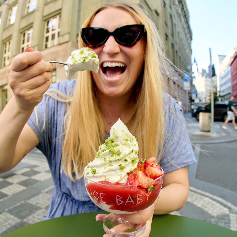 Ice Cream Cup ICE ICE BABY Clear