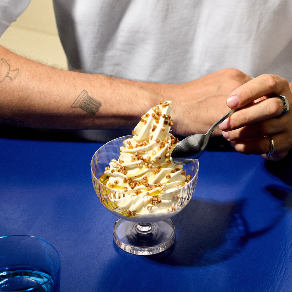 Cream Cup STRIPES Clear