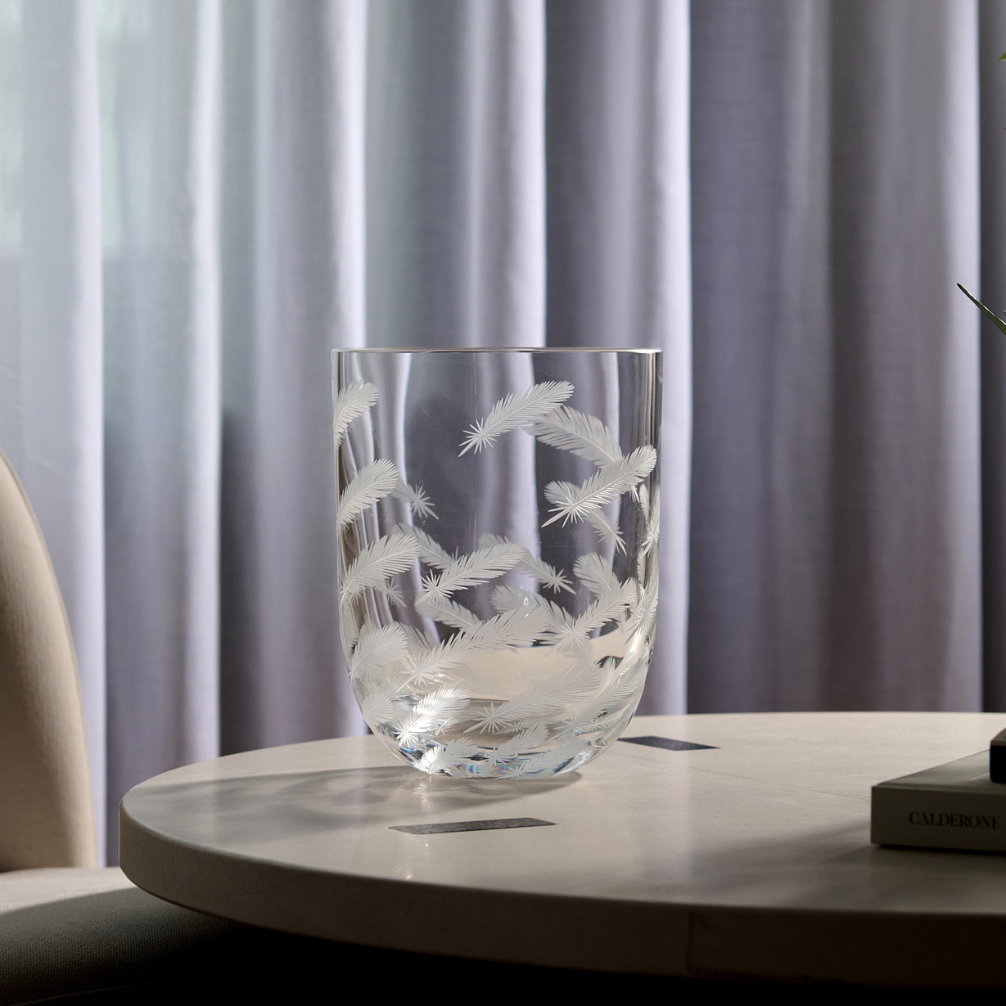 Candle holder DREAMER Amor Fati 21 cm clear