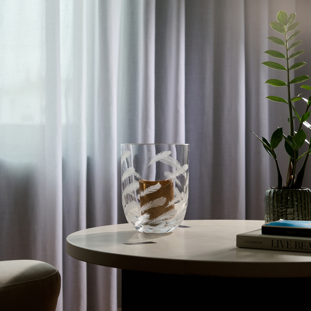 Candle holder DREAMER Amor Fati 21 cm clear