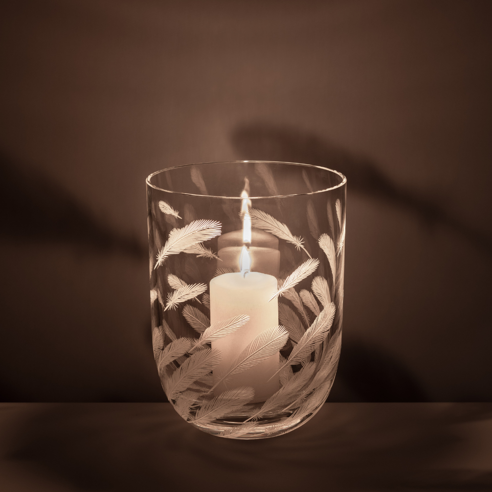 Candle holder DREAMER Amor Fati 21 cm clear