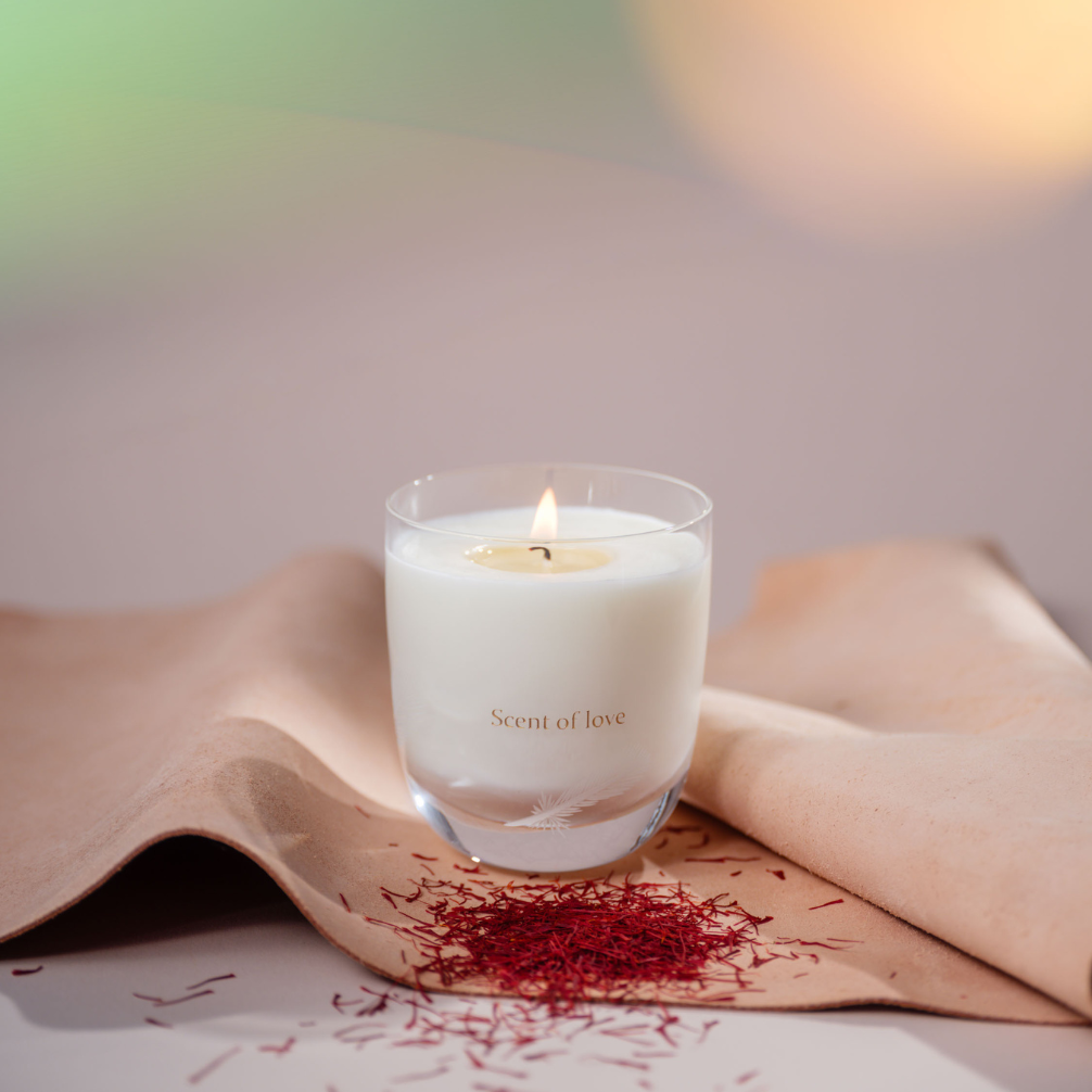Candle SCENT OF LOVE Amor Fati Medium 550 ml clear