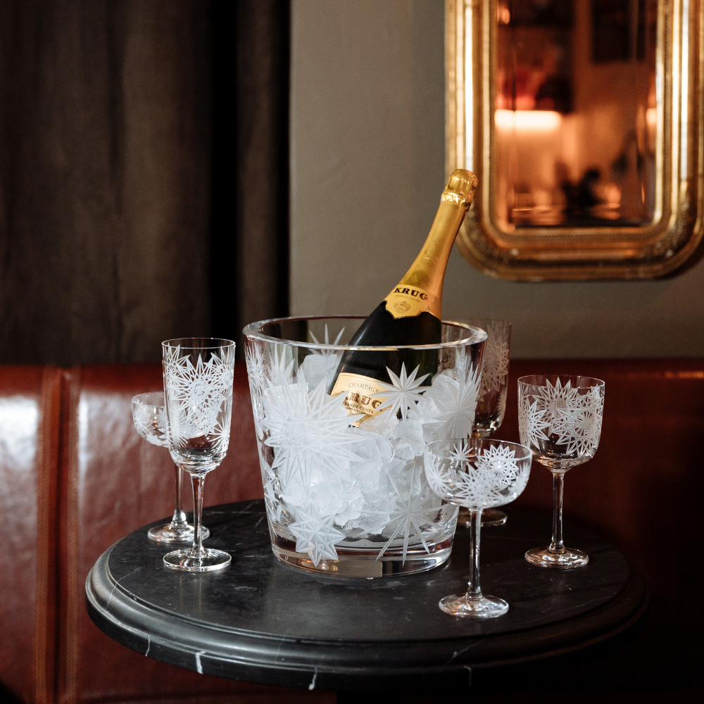 Ledák Krakatit + 4 sklenice na šampaňské