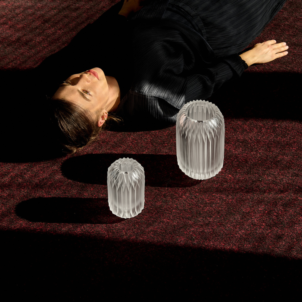 Váza Bruta 17 cm clear