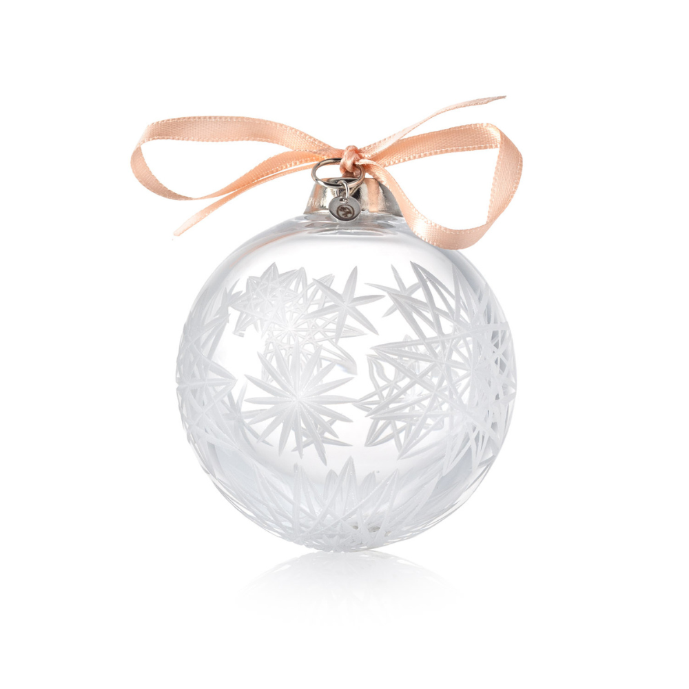 Vánoční ozdoba Krakatit 7,5 cm clear