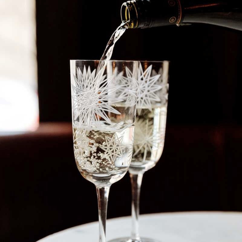 Sklenice na šampaňské Krakatit, sada 2 kusů