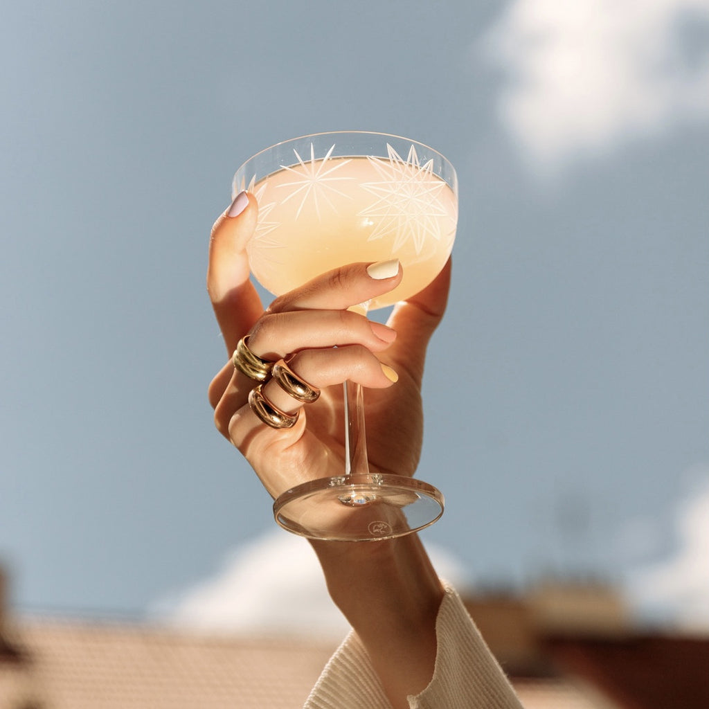 Sklenice na šampaňské Krakatit, sada 2 kusů