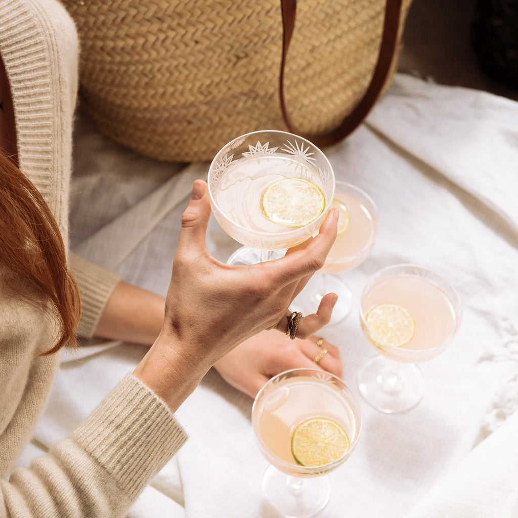 Sklenice na šampaňské Krakatit, sada 2 kusů