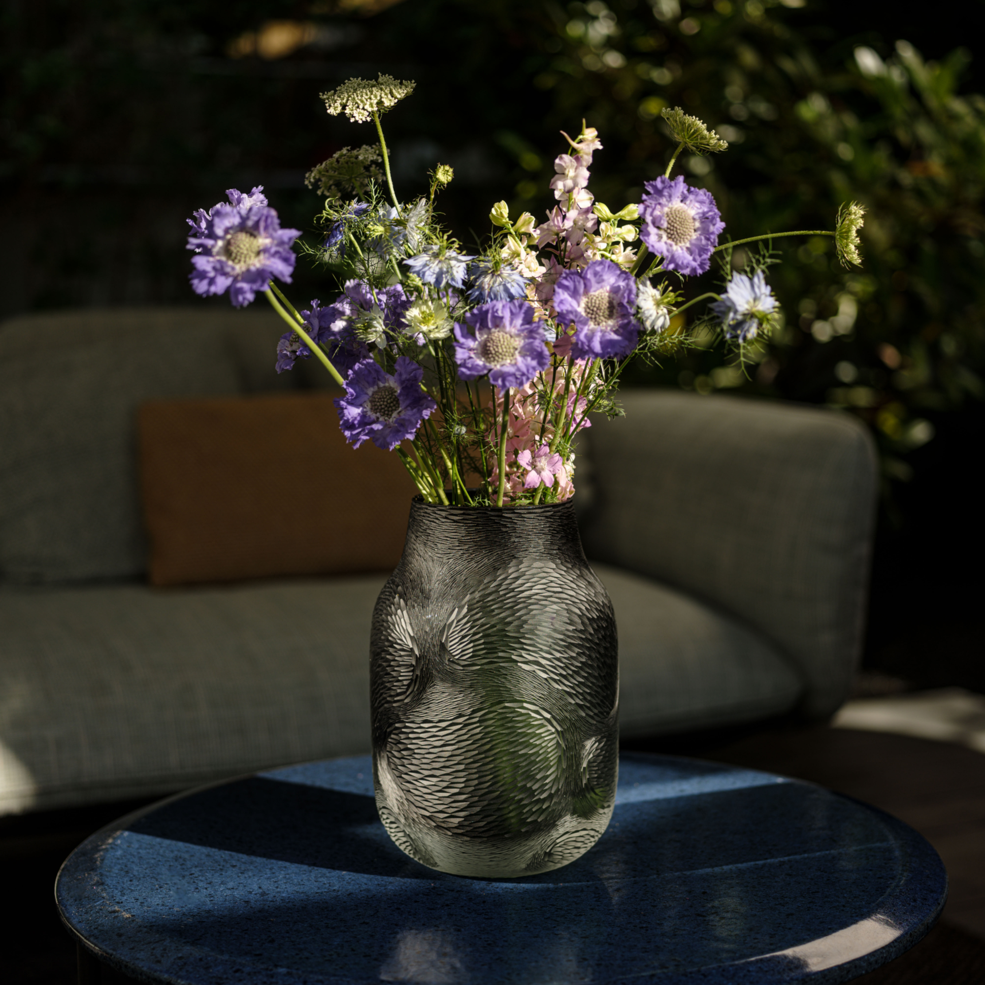 Vase MERET Heroine 25 cm smoke