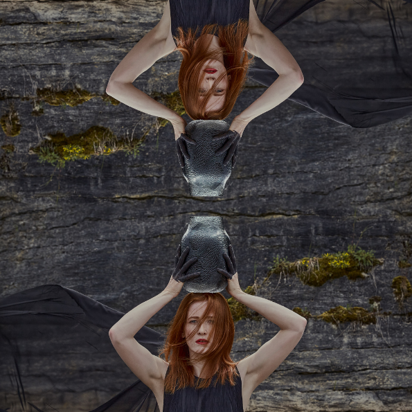 Vase MERET Heroine 25 cm smoke