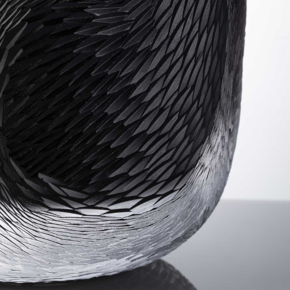 Vase MERET Heroine 25 cm smoke