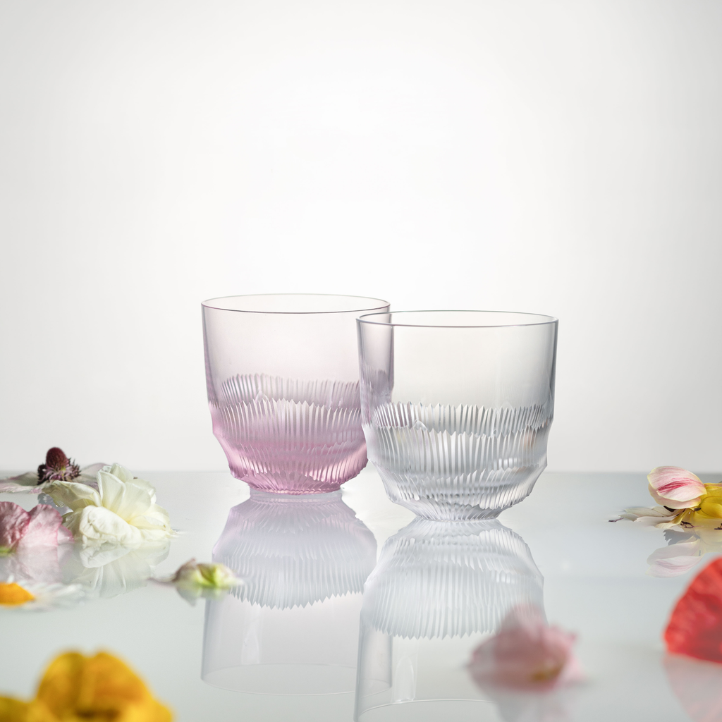 Karafa REI clear + 2 sklenice