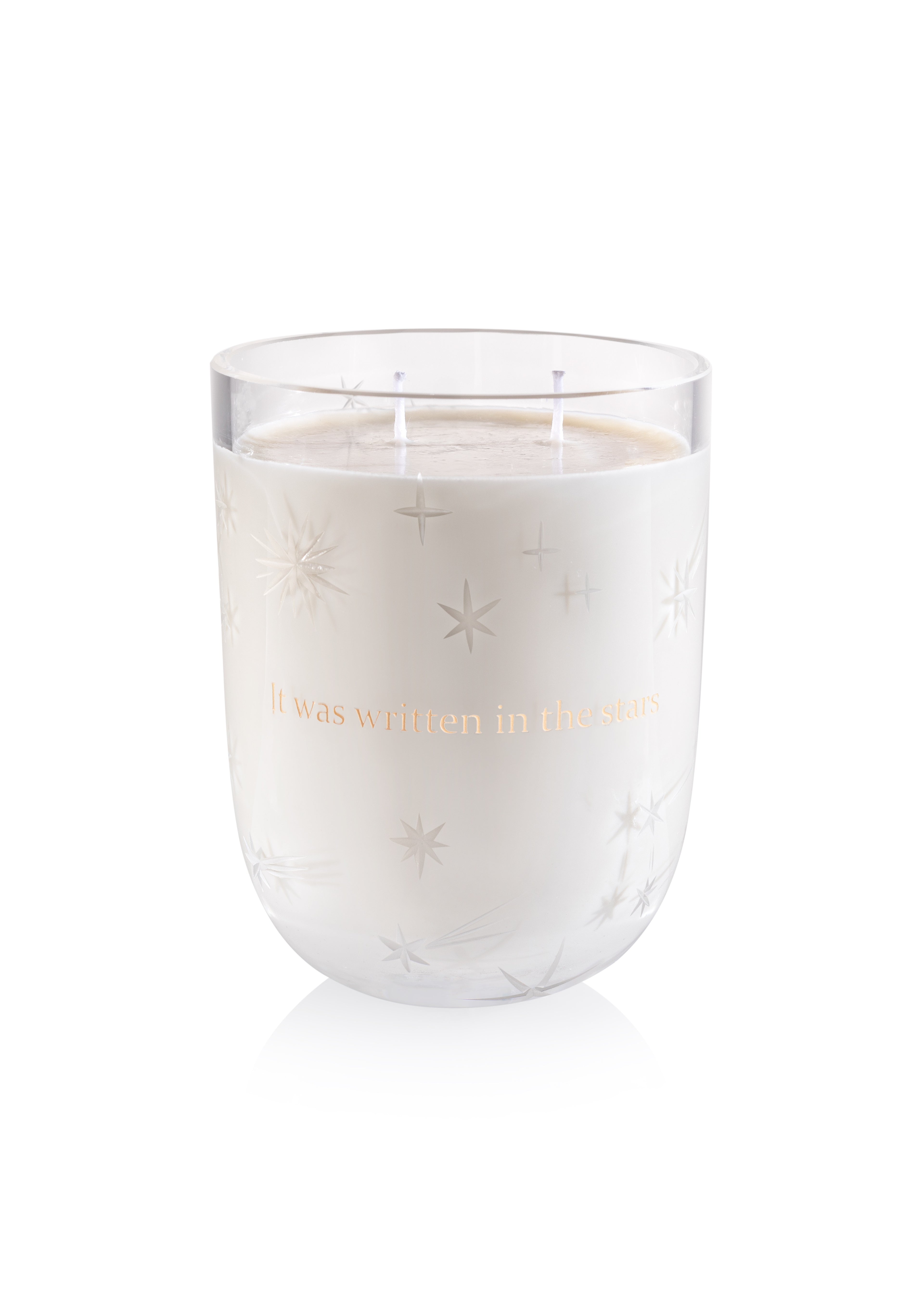 Candle IT WAS WRITTEN IN THE STARS Amor Fati Medium 550 ml crystal