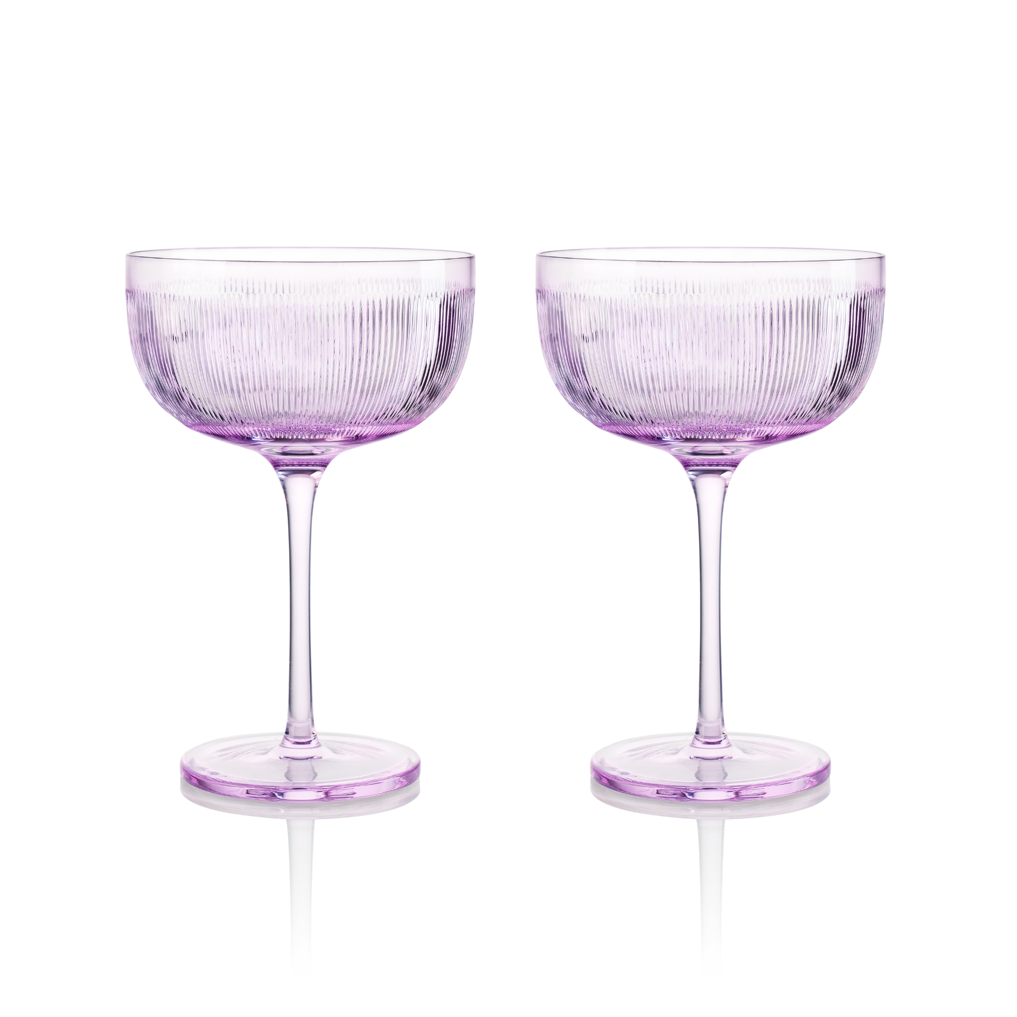 Sklenice na šampaňské Stripes I, sada 2 kusů