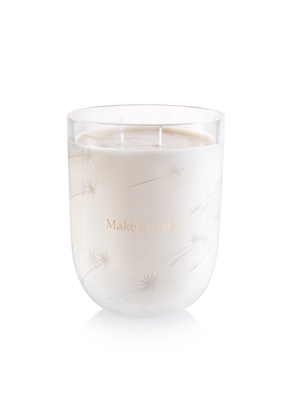 Svíčka MAKE A WISH Medium Amor Fati 550 ml clear