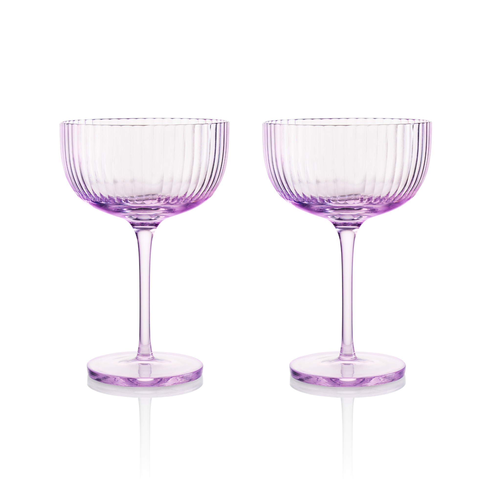 Sklenice na šampaňské Stripes II, sada 2 kusů