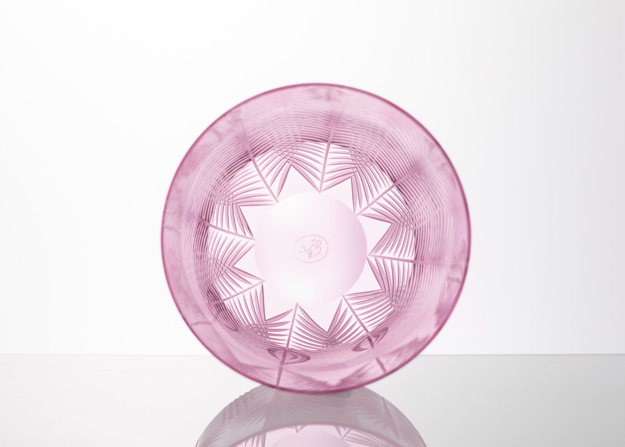 Karafa Feathers I pink 1200 ml + 2 sklenice Feathers 200 ml pink