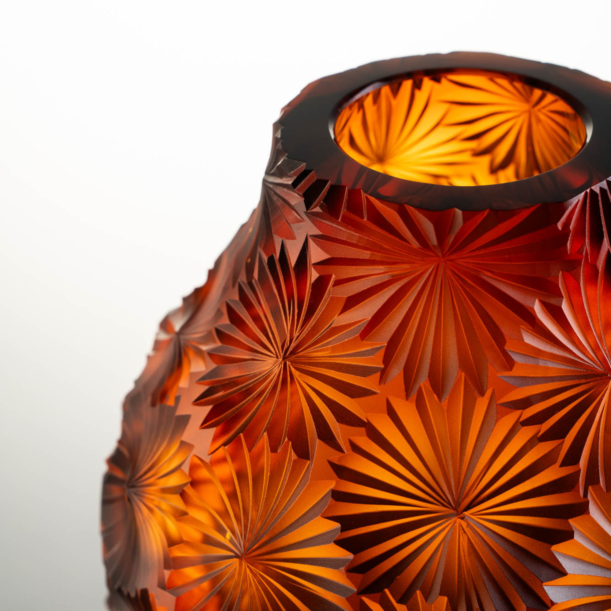 Vase MAYA Heroine 33 cm Amber